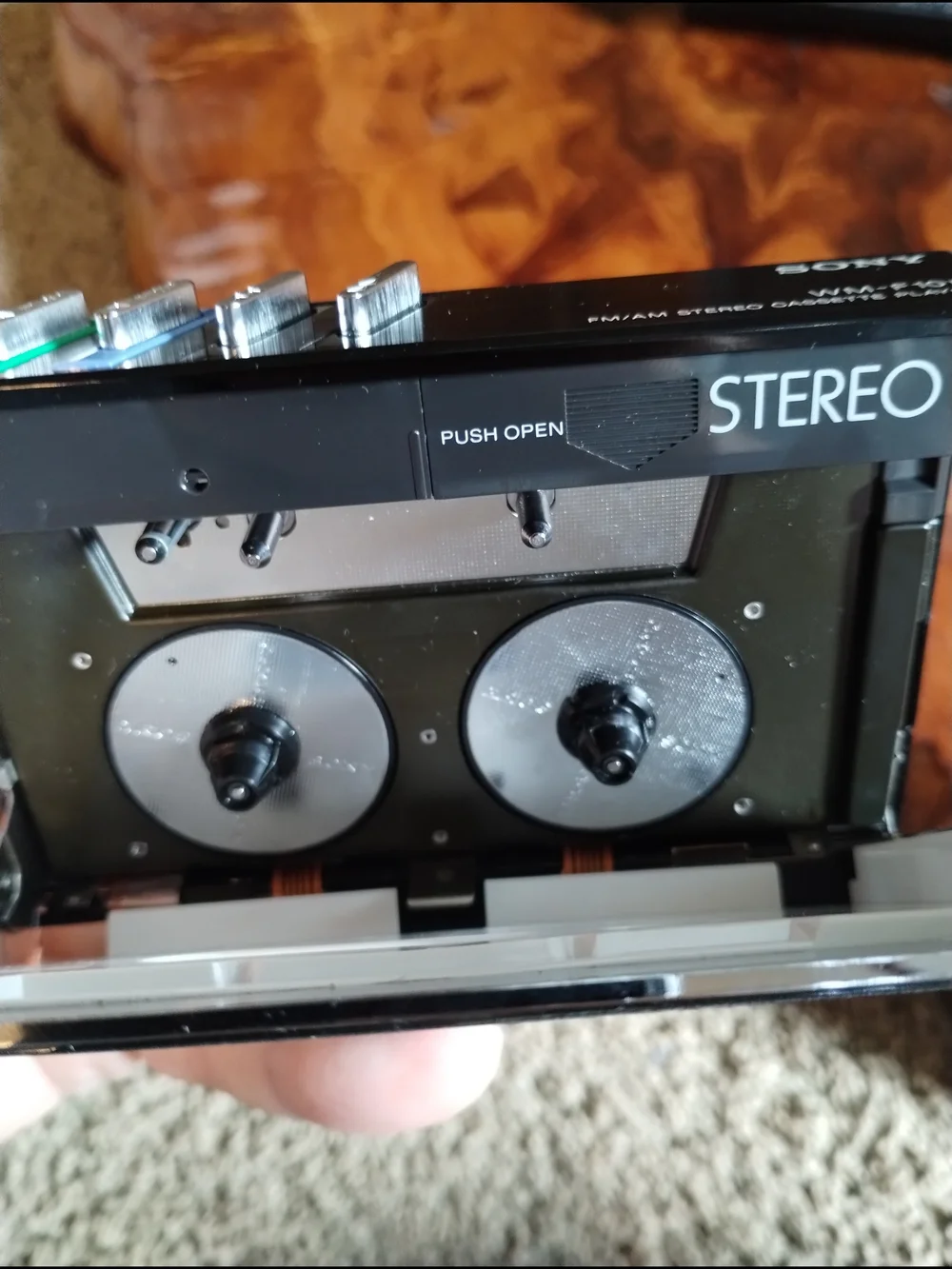 1985 Sony Black Walkman Wm-10ll FM/AM Portable Cassette Player